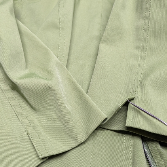 Ruby Rd Women's Jacket Green Blazer long sleeves pleats size 12 V-1 - Picture 8 of 10